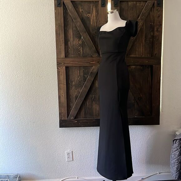 New Elegant Front Slit Formal Party Long Mermaid Dress - Picture 8 of 14